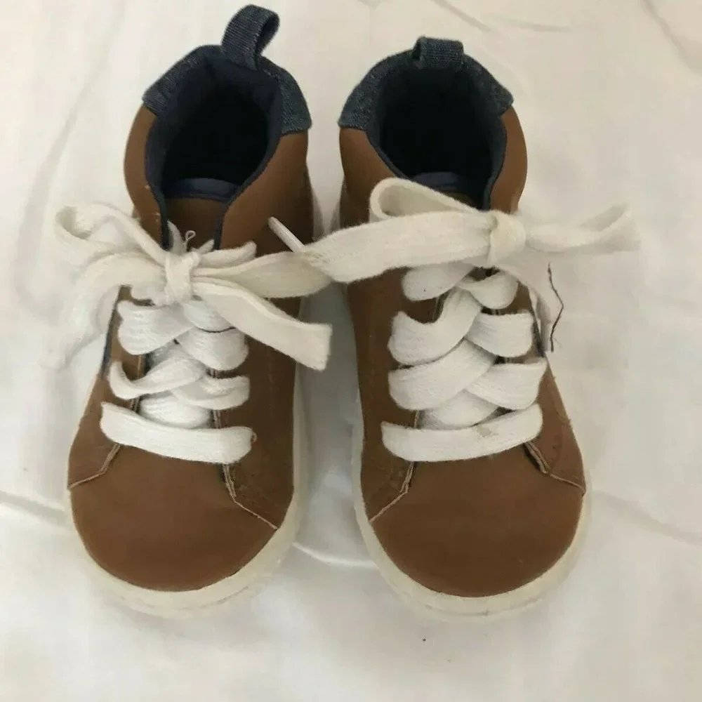 Toys R Us Truly Scrumptious Baby Boots‎ SZ 5 Brown